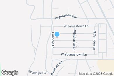 Map image of the property - 5908 W Morgantown Ln