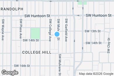 Map image of the property - 1307 SW Mulvane St
