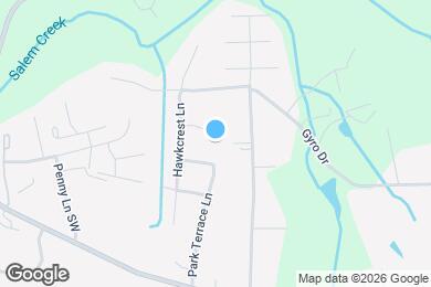 Map image of the property - 1950 Hawkcrest Ct