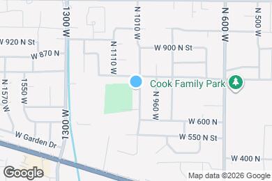 Map image of the property - 725 N 1010 W