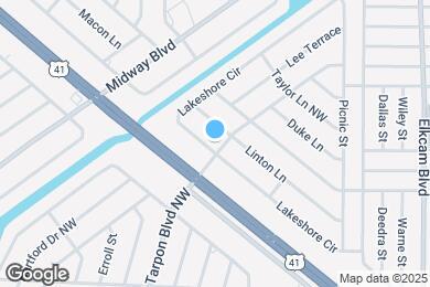 Map image of the property - 2498 Lakeshore Cir