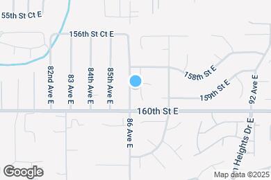 Map image of the property - 15914 86th Ave Ct E