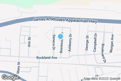 Map image of the property - 813 Brentwood Dr