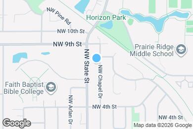 Map image of the property - 702 NW Chapel Dr