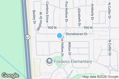 Map image of the property - 1040 York Dr