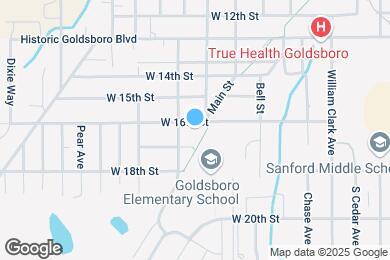 Map image of the property - 1405 W 16th St