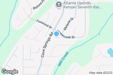 Map image of the property - 7841 Melanie Dr