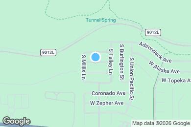 Map image of the property - 2841 W Alamo Dr