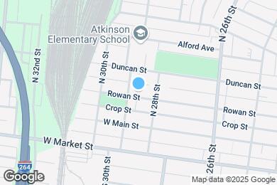 Map image of the property - 2821 Rowan St