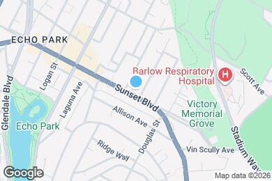 Map image of the property - 1461 W Sunset Blvd