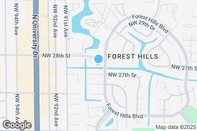 Map image of the property - 2700 Forest Hills Blvd