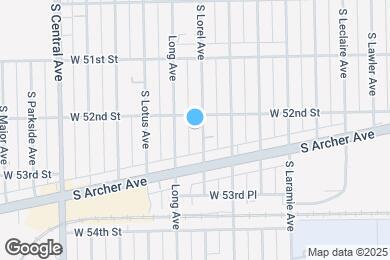 Map image of the property - 5212 S Lorel Ave