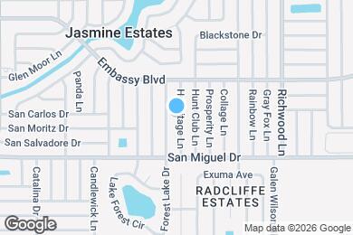 Map image of the property - 9105 Hermitage Ln