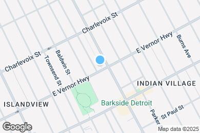 Map image of the property - 7915 E Vernor Hwy