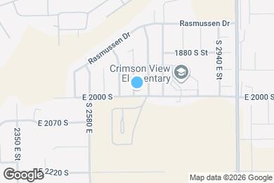 Map image of the property - 1989 S 2700 E Cir