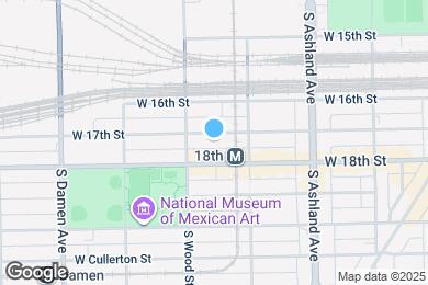 Map image of the property - 1735 W 17th St
