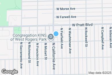 Map image of the property - 6715 N California Ave