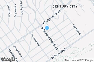 Map image of the property - 2240 S Beverly Glen Blvd