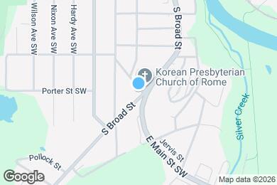 Map image of the property - 600 S Broad St SW