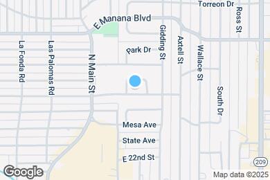 Map image of the property - 128 E Yucca Ave