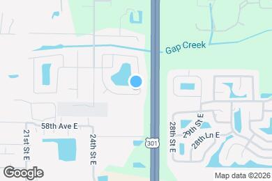 Map image of the property - 5657 25th St Cir E