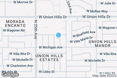Map image of the property - 18232 N 33rd Dr