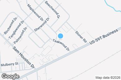 Map image of the property - 202 Teakwood Dr