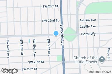 Map image of the property - 5720 Coral Way