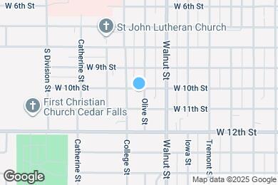 Map image of the property - 1003 Olive St