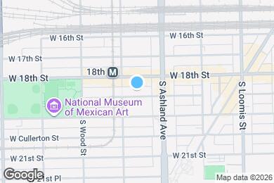 Map image of the property - 1638 W 18th Pl