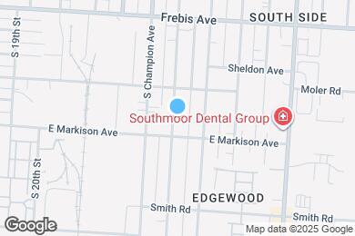 Map image of the property - 1646 Oakwood Ave