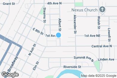 Map image of the property - 232 1st Ave N