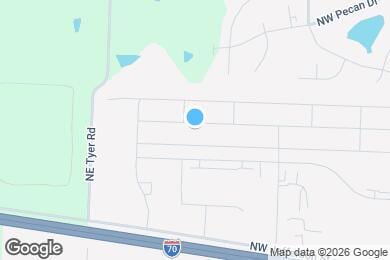 Map image of the property - 1503 NW High View Dr