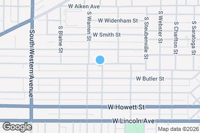 Map image of the property - 1524 W Kettelle St