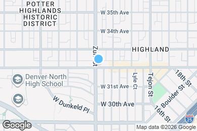 Map image of the property - 2375 W 32nd Ave