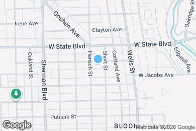 Map image of the property - 617 Florence Ave