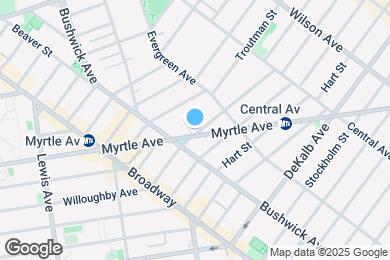 Map image of the property - 961 Willoughby Ave