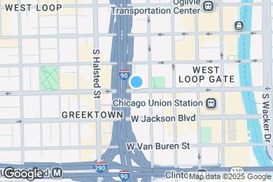 Map image of the property - 717 W Adams St