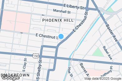 Map image of the property - 906 E Chestnut St