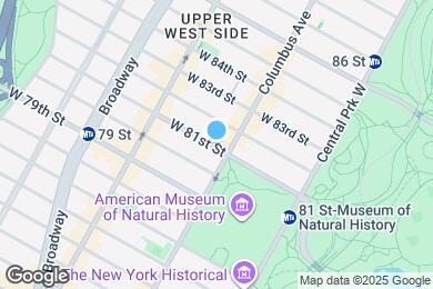 Map image of the property - 101 W 81st St