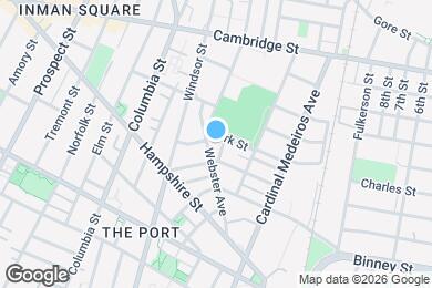 Map image of the property - 115 Webster Ave