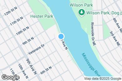 Map image of the property - 701 5th Ave N