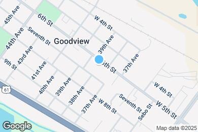 Map image of the property - 3835 W 6th St