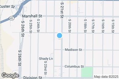 Map image of the property - 1216 S 21st St