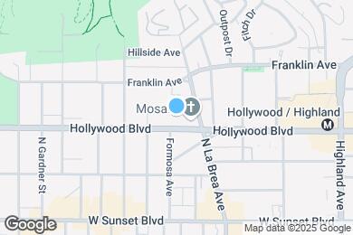 Map image of the property - 7135 Hollywood Blvd