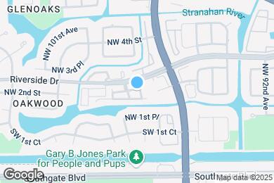 Map image of the property - 160 NW 97th Ter