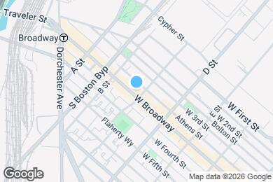 Map image of the property - 218 W Broadway