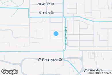 Map image of the property - 11482 W Mesquite St