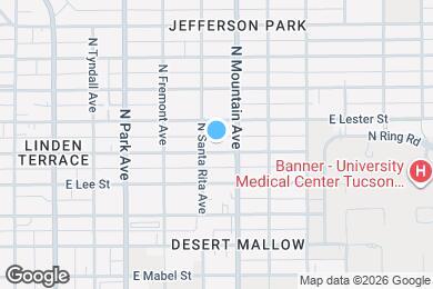 Map image of the property - 1209 E Elm St
