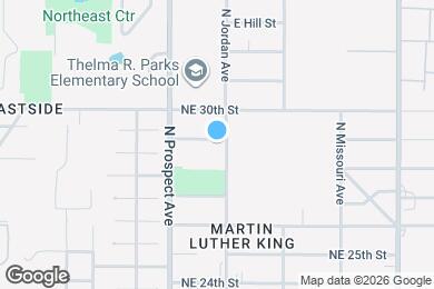 Map image of the property - 1540 NE 29th St